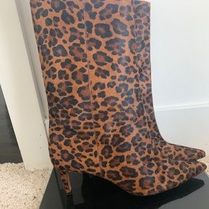 Zara Leopard Bootie